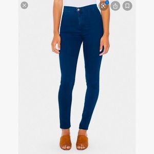 American Apparel high-waisted skinny jeans